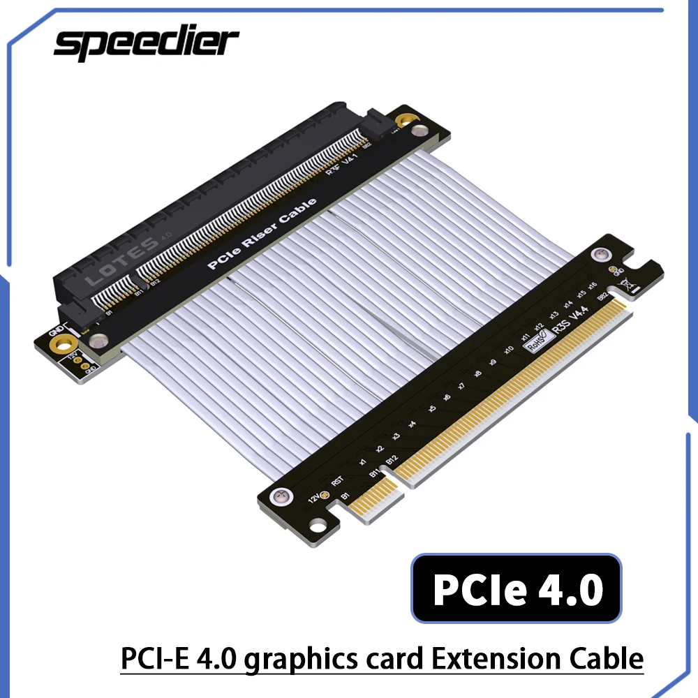 PCIE 4.0 X16 Riser Cable RTX30 - Pcie 4.0 X16 Riser Cable 90 Degree ulasan dan harga