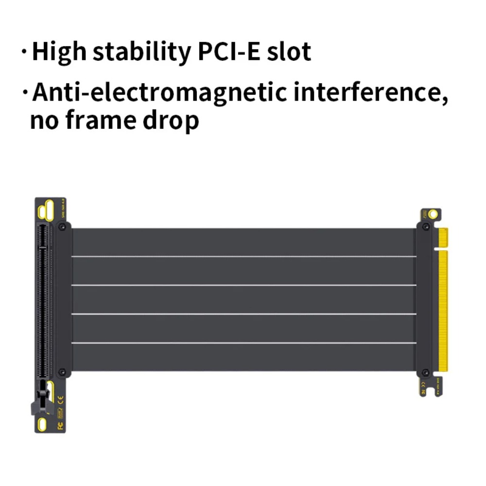 PCI‑E 4.0/3.0 X16 GPU Riser Ca - Pcie 4.0 X16 Riser Cable 90 Degree ulasan dan harga
