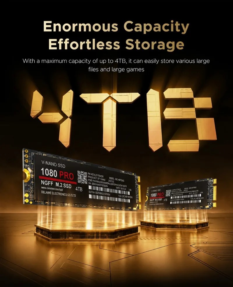 100% original 1080PRO with 1TB - M.2 Nvme 4Tb Pcie 4.0 Ssd ulasan dan harga