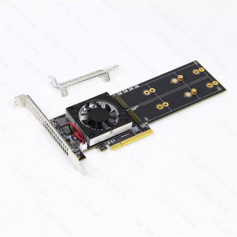 NO NEED PCIe Bifurcation PEX87 - Quad M.2 Nvme Pcie Bifurcation Card ulasan dan harga