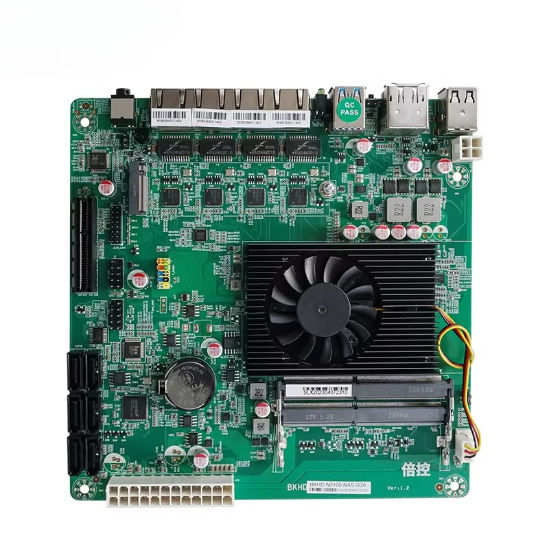 N5105 Quad-Core N100 Soft Rout - Nas Motherboard N100 6 Sata ulasan dan harga