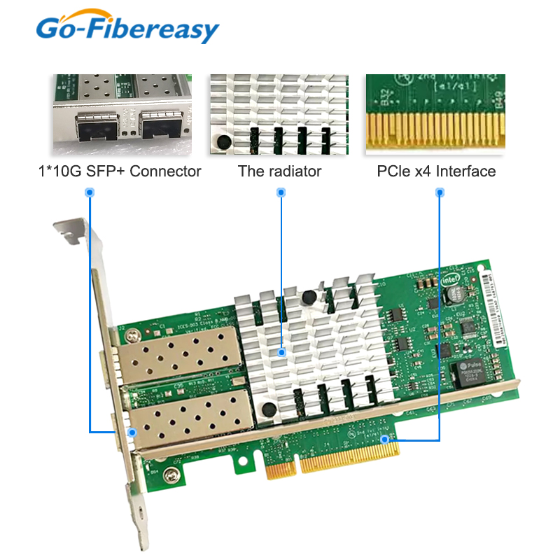 X520-DA2 10Gb SFP+PCI-E Networ - 10Gb Sfp+ Pcie Network Card Dual Port ulasan dan harga
