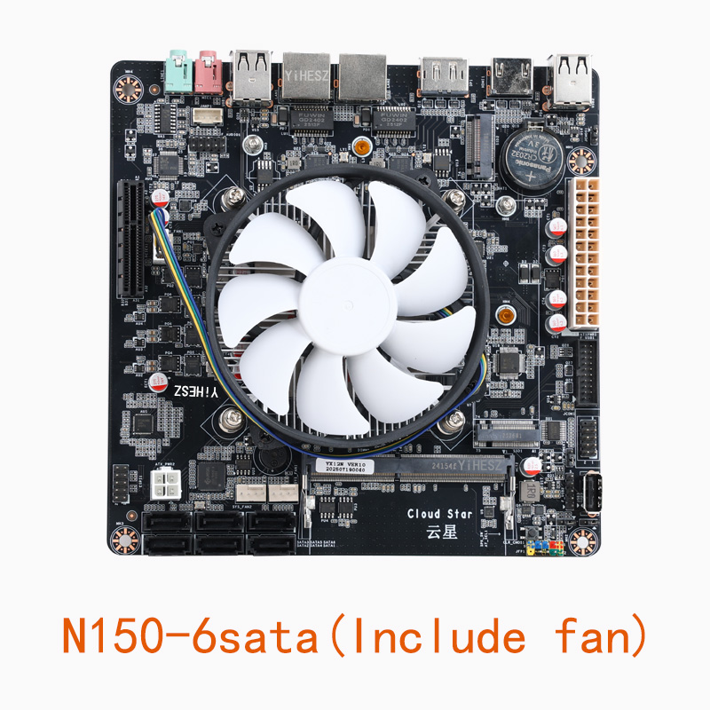 N100/N150 NAS DDR4 Motherboard - Nas Motherboard N100 6 Sata ulasan dan harga