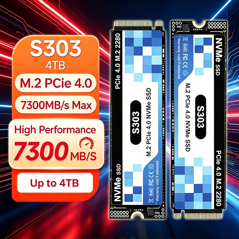 2026 New Original S303 M.2 SSD - M.2 Nvme 4Tb Pcie 4.0 Ssd ulasan dan harga