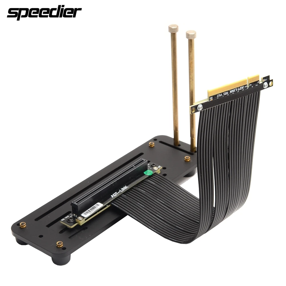 Riser PCI Express 4.0 X8 To X1 - Pcie 4.0 X16 Riser Cable 90 Degree ulasan dan harga