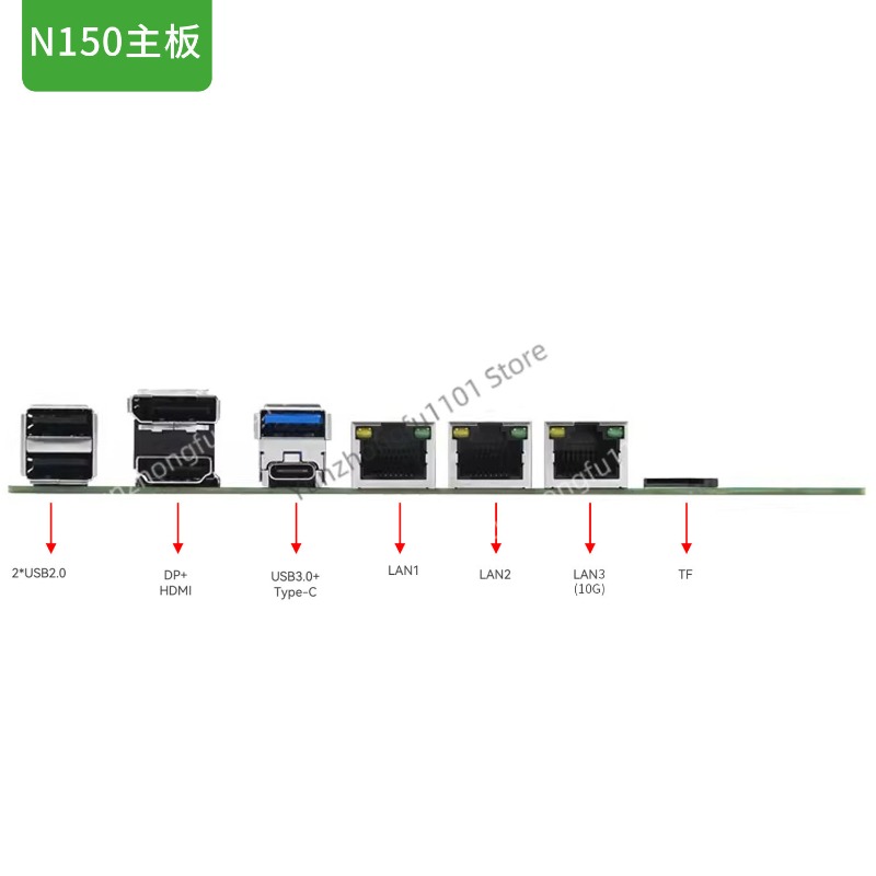 N150 NAS Host SATA Motherboard - Nas Motherboard N100 6 Sata ulasan dan harga