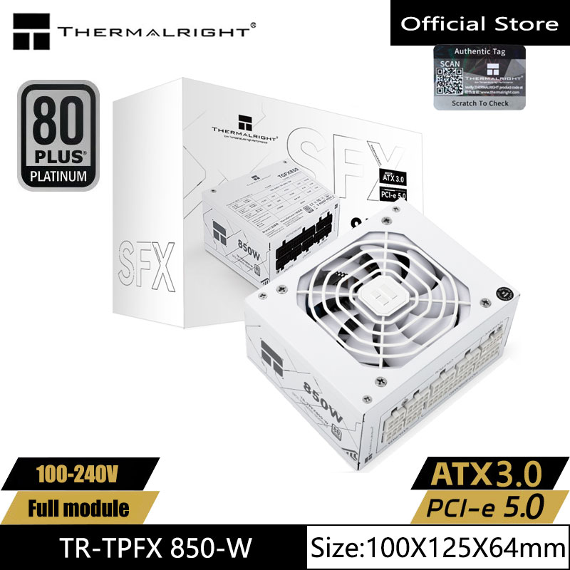 Thermalright TR-TPFX850-W Whit - Sfx Power Supply 850W Gold ulasan dan harga