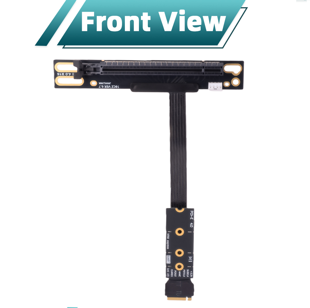 M.2 NVME To PCIe X16 90 Degree - Pcie 4.0 X16 Riser Cable 90 Degree ulasan dan harga