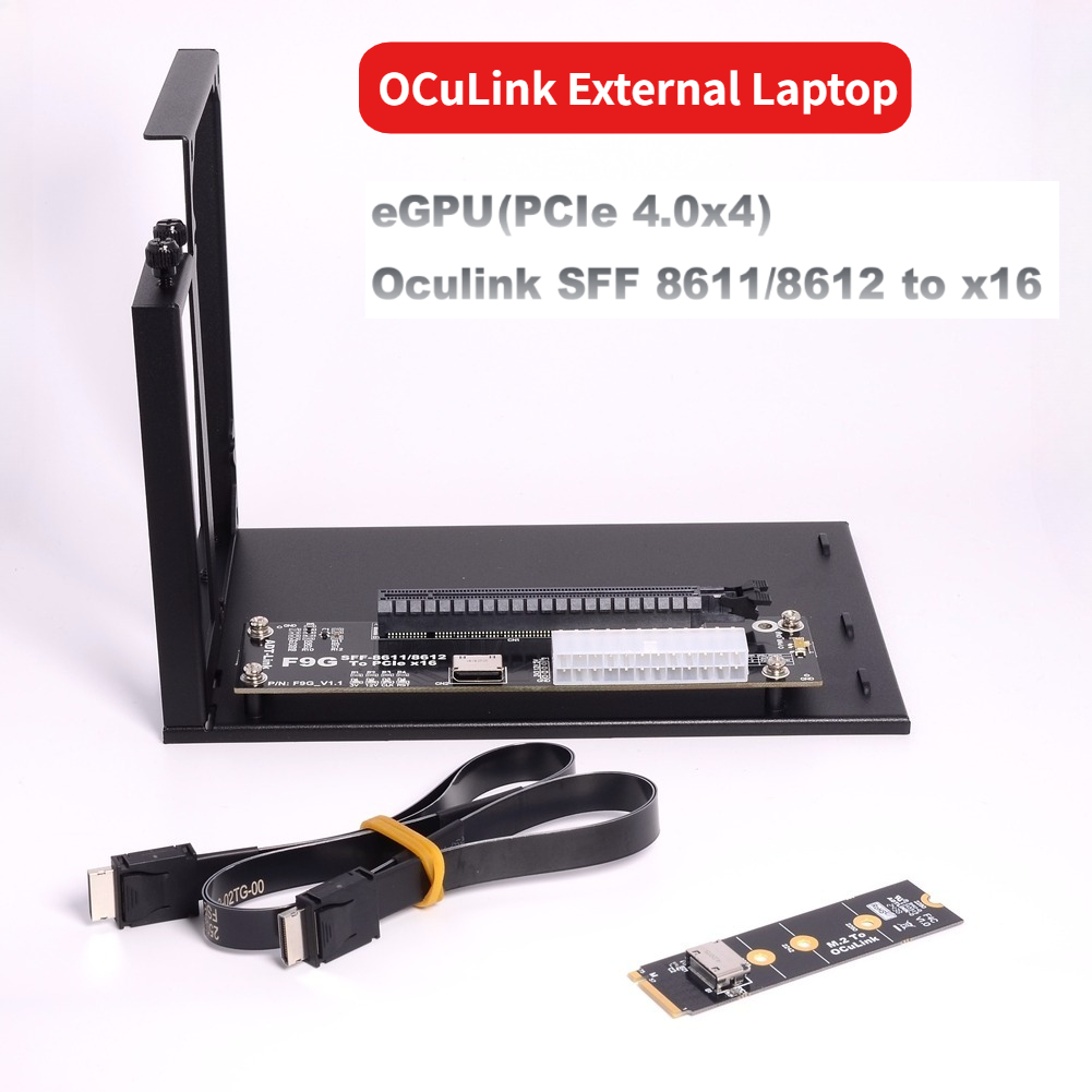 F9G-BK7 EGPU Oculink GPU Dock  - External Gpu Dock Pcie 4.0 Oculink ulasan dan harga