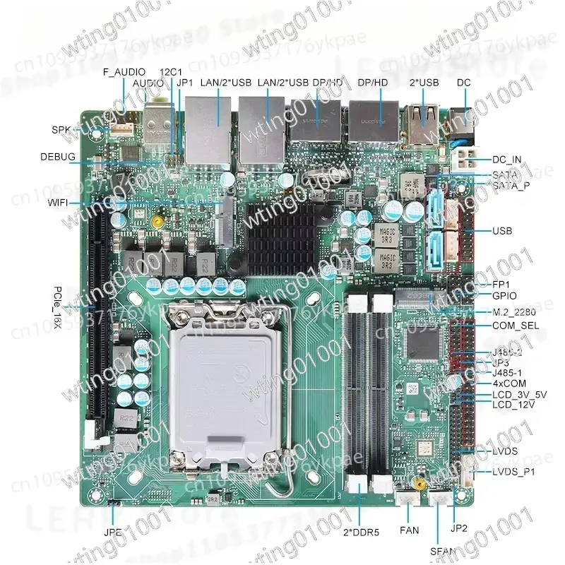 for 13th Gen Mini ITX Motherbo - Lga 1700 Ddr5 Itx Motherboard ulasan dan harga