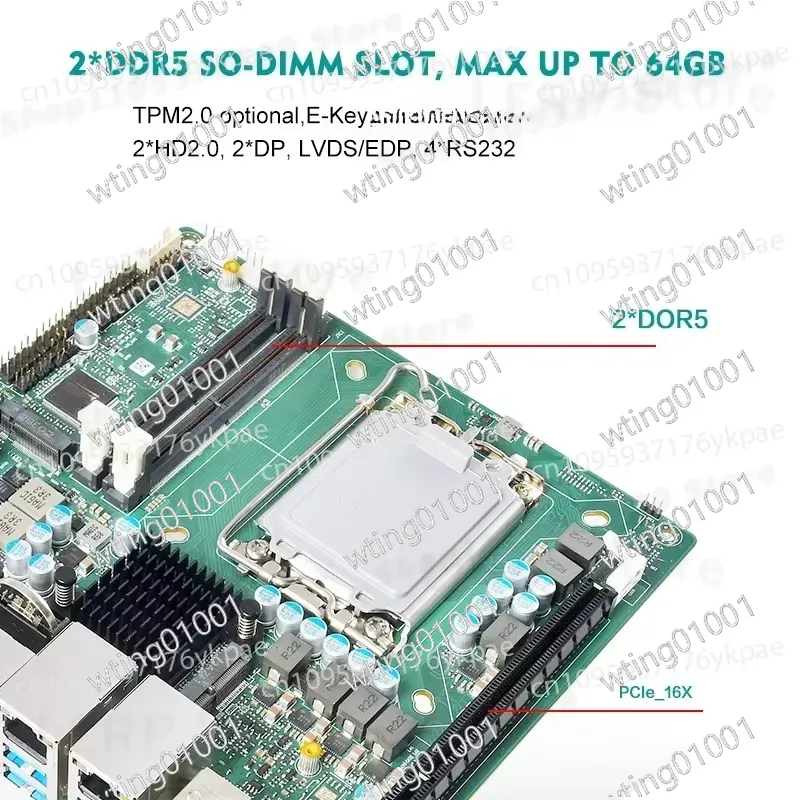 for 13th Gen Mini ITX Motherbo - Lga 1700 Ddr5 Itx Motherboard ulasan dan harga