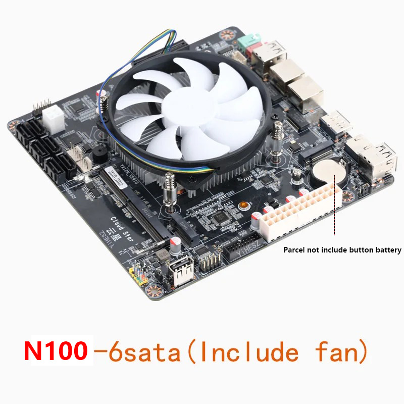 Intel N100 Mini-ITX Motherboar - Nas Motherboard N100 6 Sata ulasan dan harga