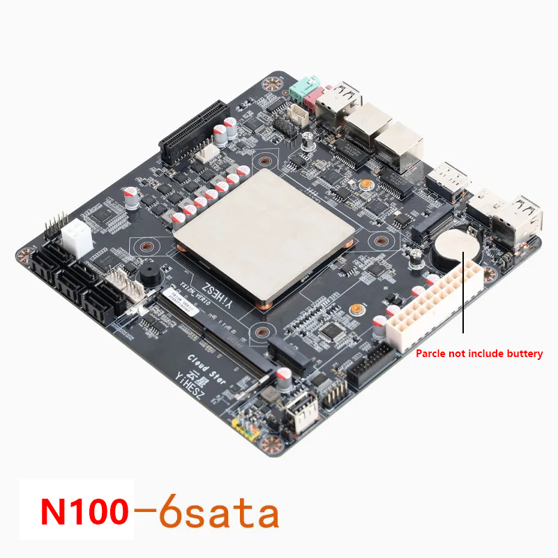 Intel N100 Mini-ITX Motherboar - Nas Motherboard N100 6 Sata ulasan dan harga
