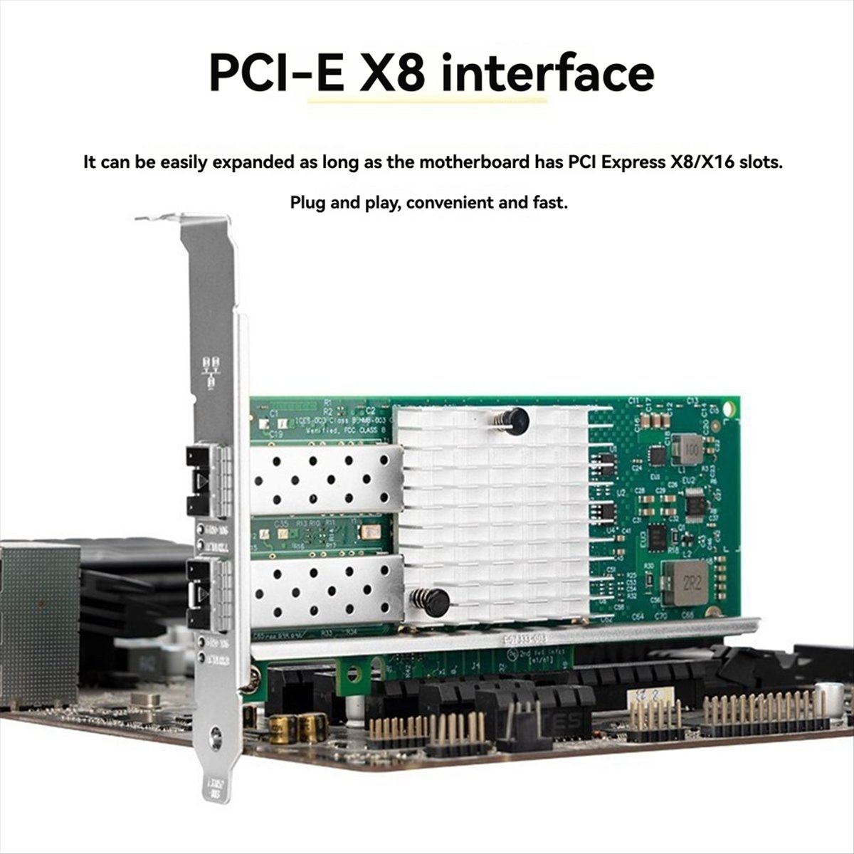 Stable- X520-DA1 10Gb SFP+ Dua - 10Gb Sfp+ Pcie Network Card Dual Port ulasan dan harga