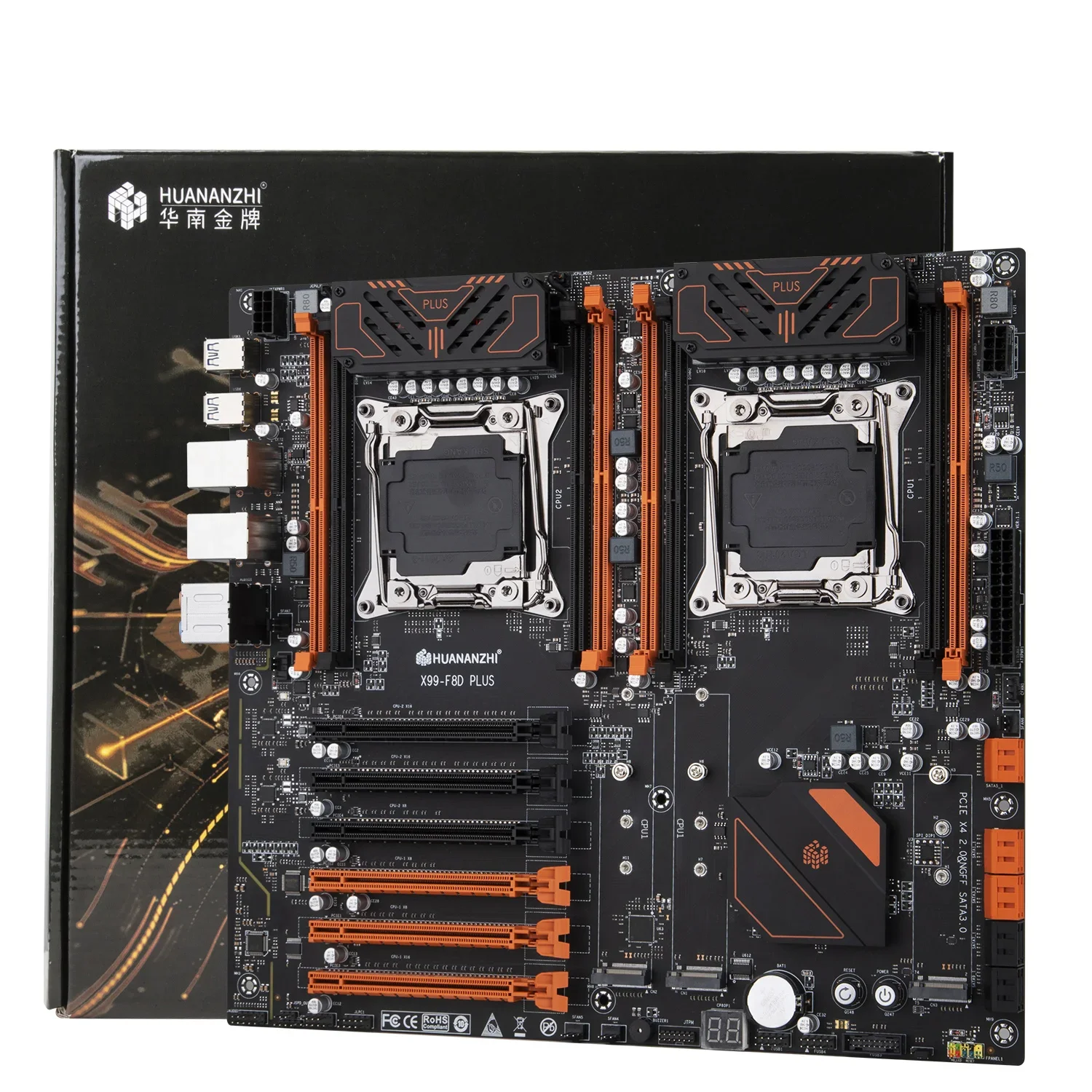 X99 F8D PLUS Dual Motherboard  - X99 Dual Cpu Motherboard Combo ulasan dan harga