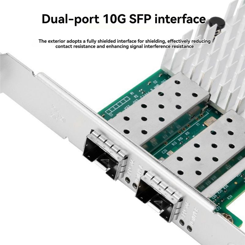 Efficient X520-DA1 Dual Port 1 - 10Gb Sfp+ Pcie Network Card Dual Port ulasan dan harga