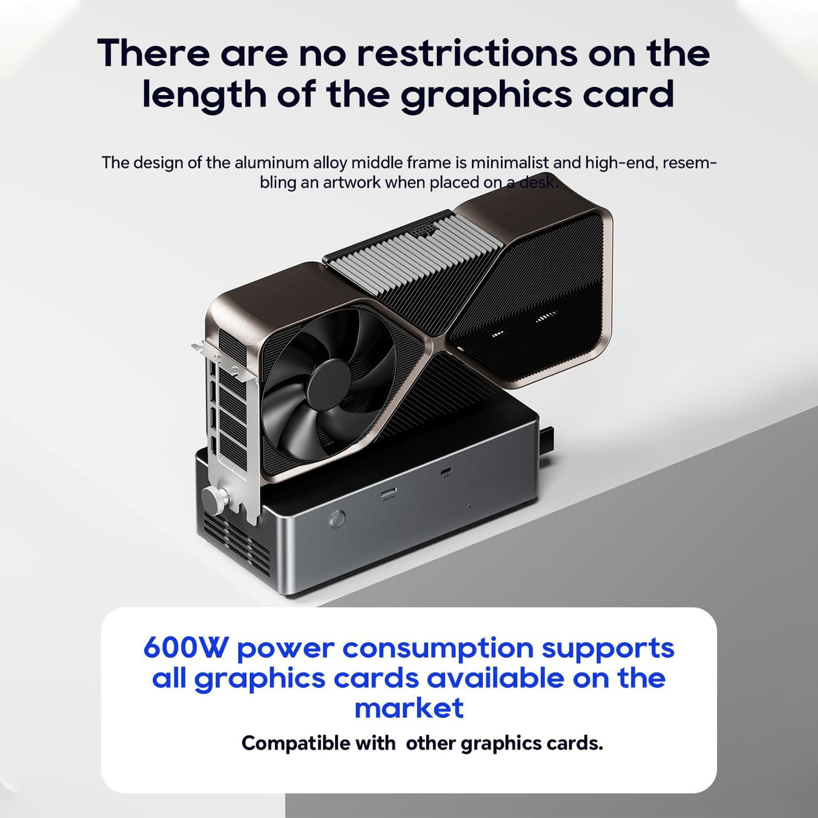 800W PSU PCIe 4.0 X4 External  - External Gpu Dock Pcie 4.0 Oculink ulasan dan harga