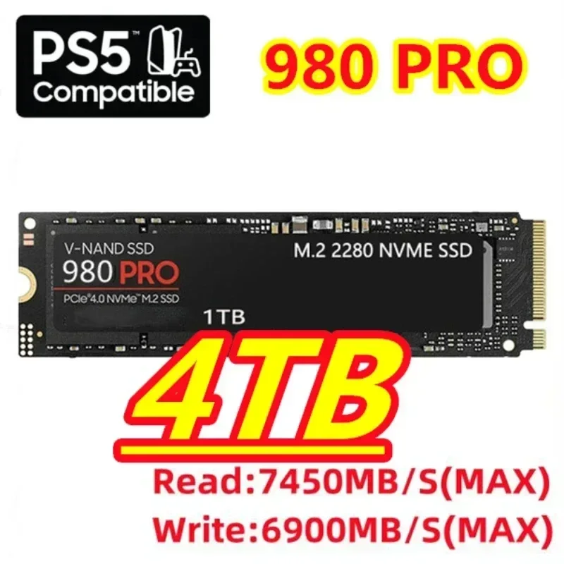 Brand New  980 Pro SSD 1TB 2TB - M.2 Nvme 4Tb Pcie 4.0 Ssd ulasan dan harga